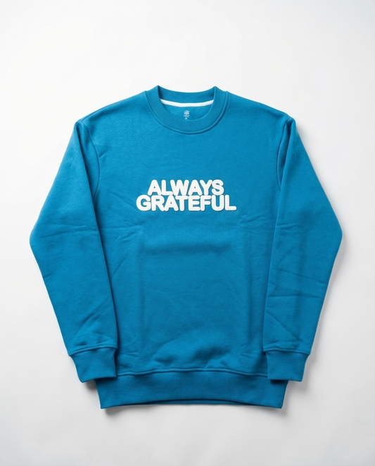 Men's  Crew Neck Sweatshirt - Cotton Blend-Print