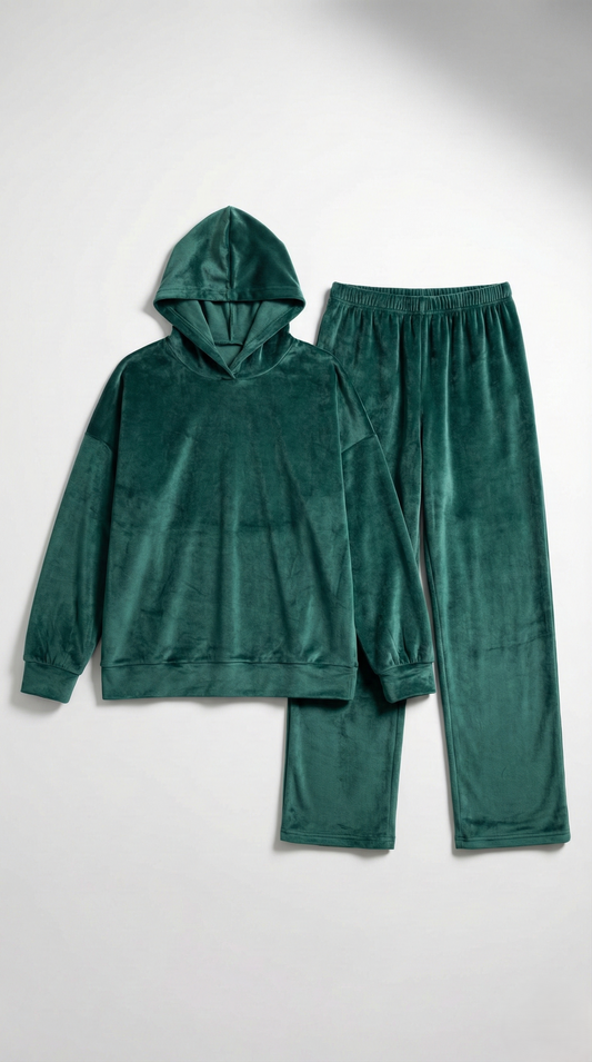 Women's Polar  Pajama Set Over Size