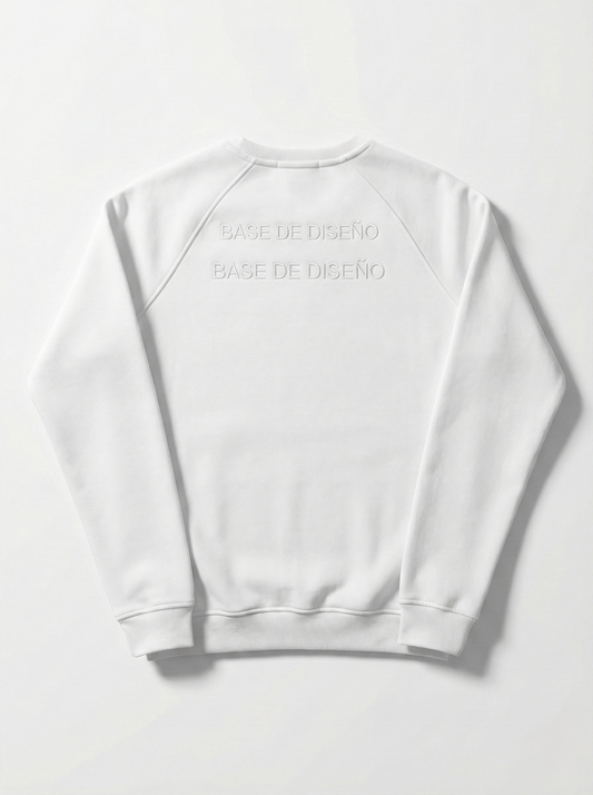 Men's  Crew Neck Sweatshirt - Cotton Blend-Print