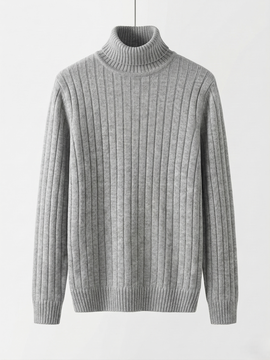 Men’s Knitted High Neck Pullover