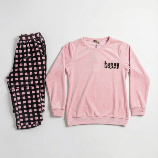 Women's velvet pajama set