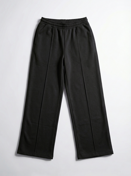 Girl`s Sweatpants Wide Black