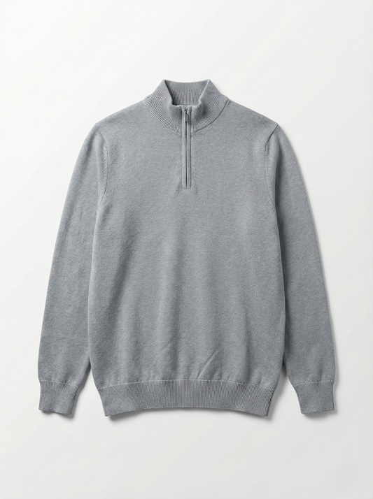 Men’s Half-Zip Pullover - Grey