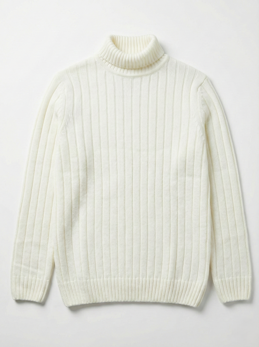 Men’s Knitted High Neck Pullover