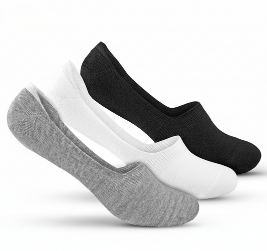 Men’s No-Show Casual Socks – Plain Pack