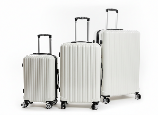 Luggage Bag - Unbreakable PP ( White )