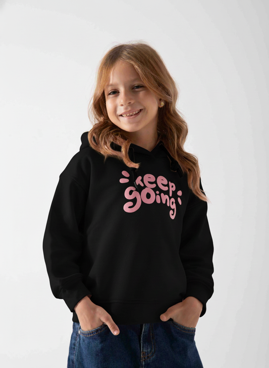Girls' Printed Hoodie Sweatshirt