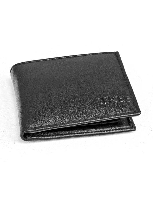 Leather wallet Black