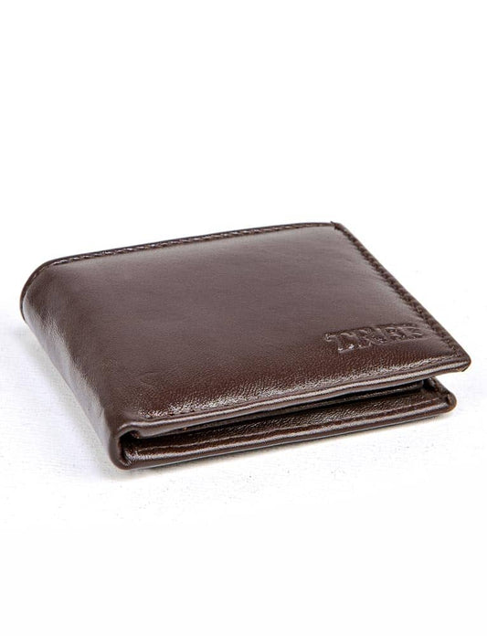 Leather wallet Brown