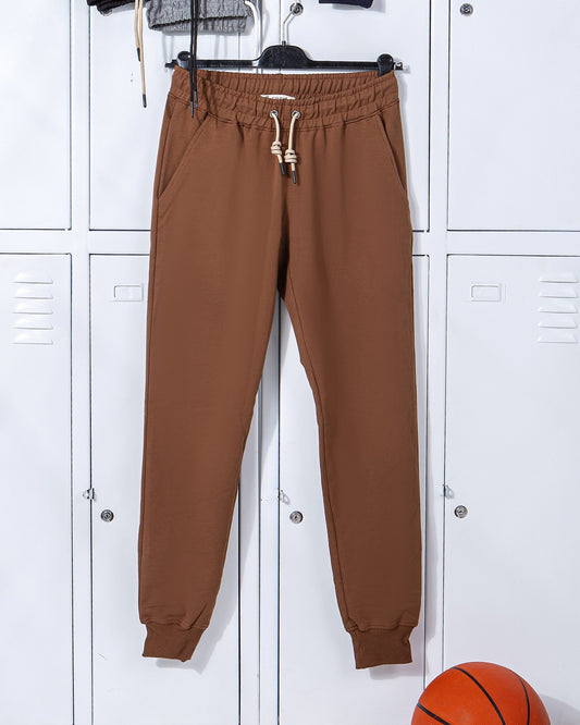 Boy's sweatpants Summer Milton - Brown