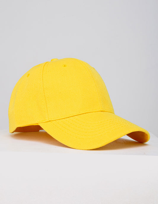 Men`s Cap basic - Yellow
