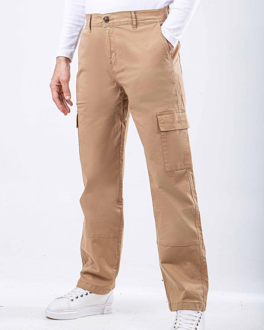 Men's Chino Pants Cargo Buggy - Camel