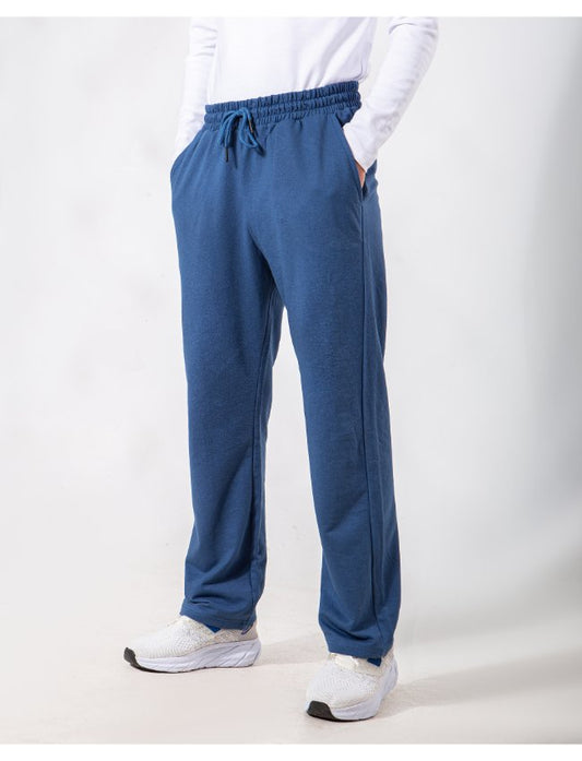 Men`s Sweatpants Fashoin Wide Leg - Blue
