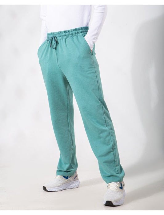 Men`s Sweatpants Fashoin Wide Leg - Turquoise
