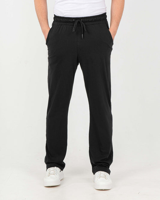 Men`s Sweatpants Fashoin Wide Leg - Black