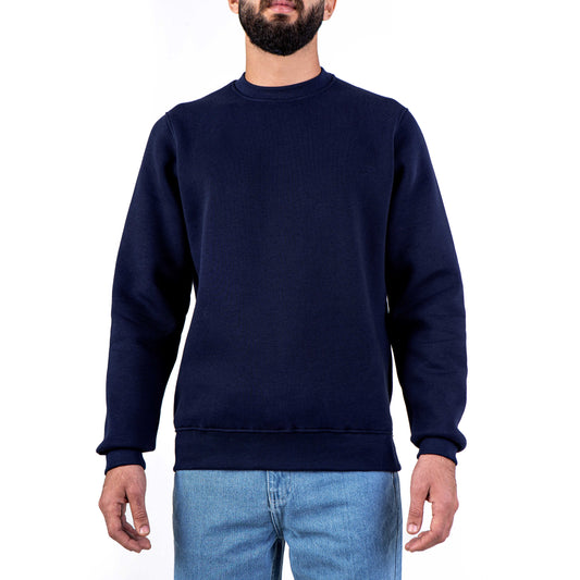 Men's Sweatshirt Regular Fit Crew Neck Basic Cotton