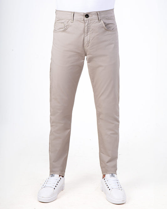Men's Chino Pants 5 Pocket Slimfit - Light Oily