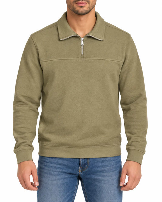 Men's Cafe Quarter-Zip Sweatshirt