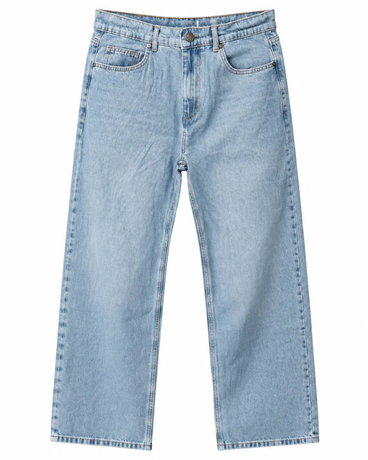 Men’s Light Blue Wide-Leg Jeans