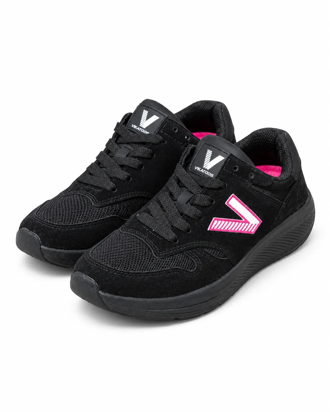 TREE women's black suede sneakers with EVA sole