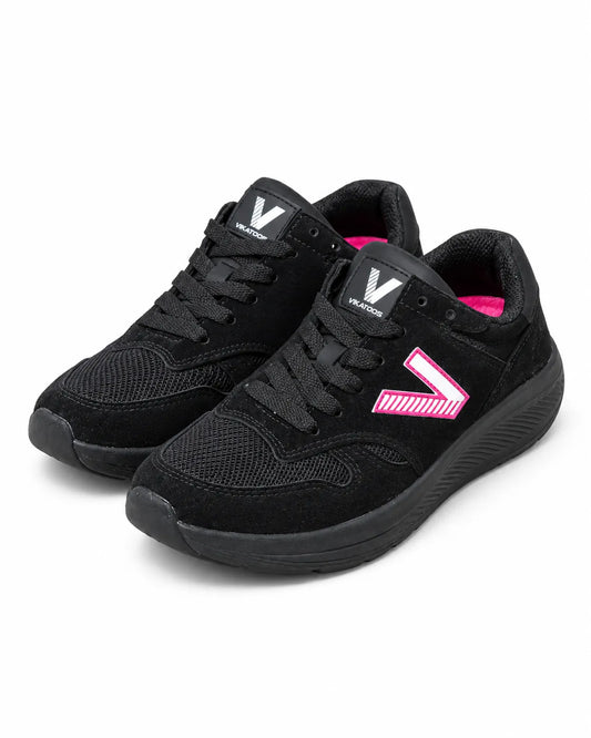 TREE women's black suede sneakers with EVA sole