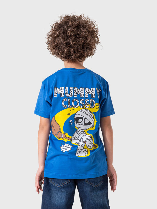 Boys'  T-Shirt Print - Blue