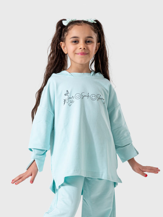 Girls' long-sleeved T-shirt Print