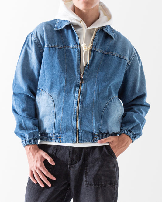 Men's  jacket jeans with zipper