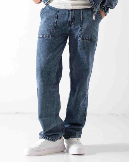 Men's pants jeans wide leg