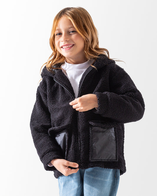 Girls fur jacket
