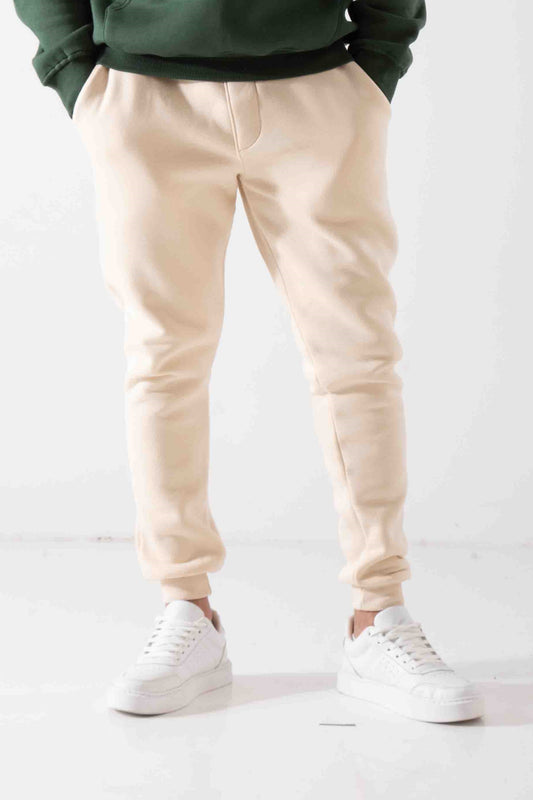 Men's sweatpants Milton Heavy lined - beige