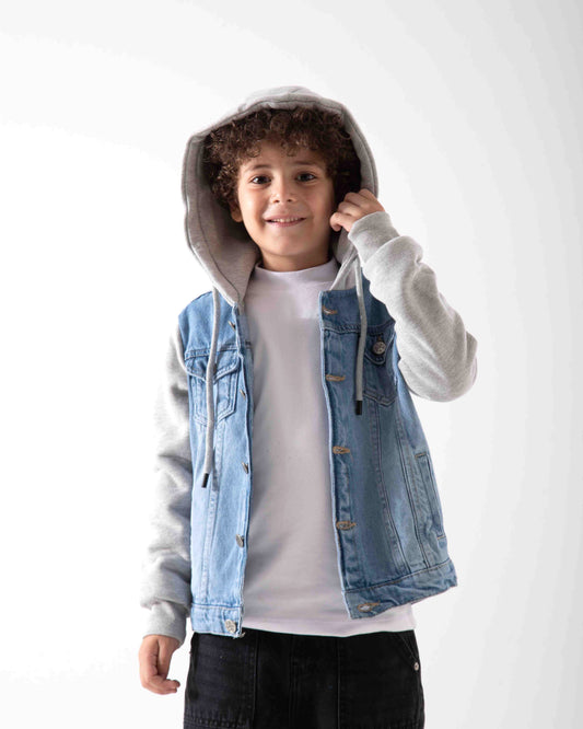 Boys' jacket jeans - Milton-sleeved