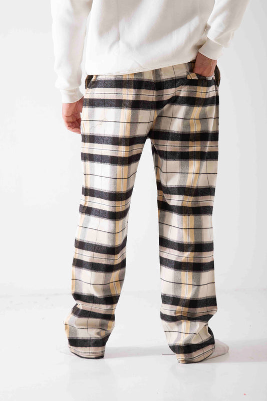 Men's checkered trousers