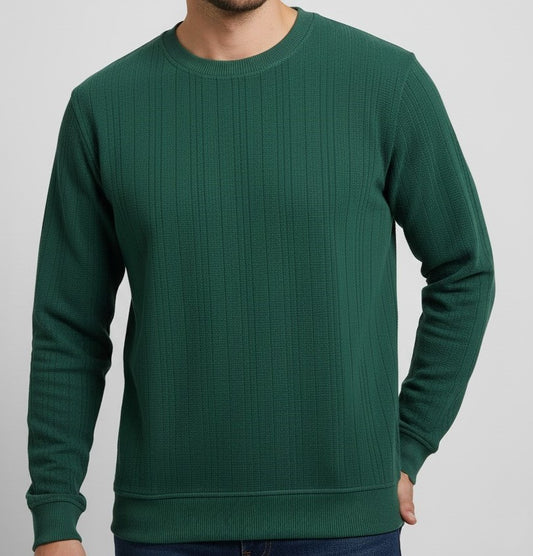 Men's Fashion Basin Sweatshirt basic cotton - olive