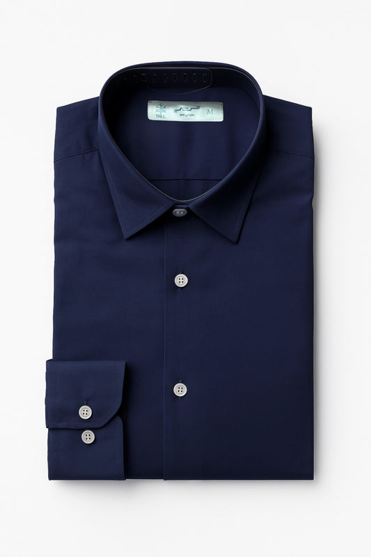 قميص رجالي كلاسيكي - بدلة - كحلي