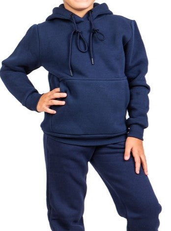 Boy's Sweat Shirt Hoodie Milton Heavy lined - Navy