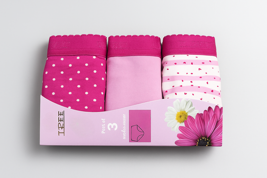 Women`s Underwear Brife - 3 pieces