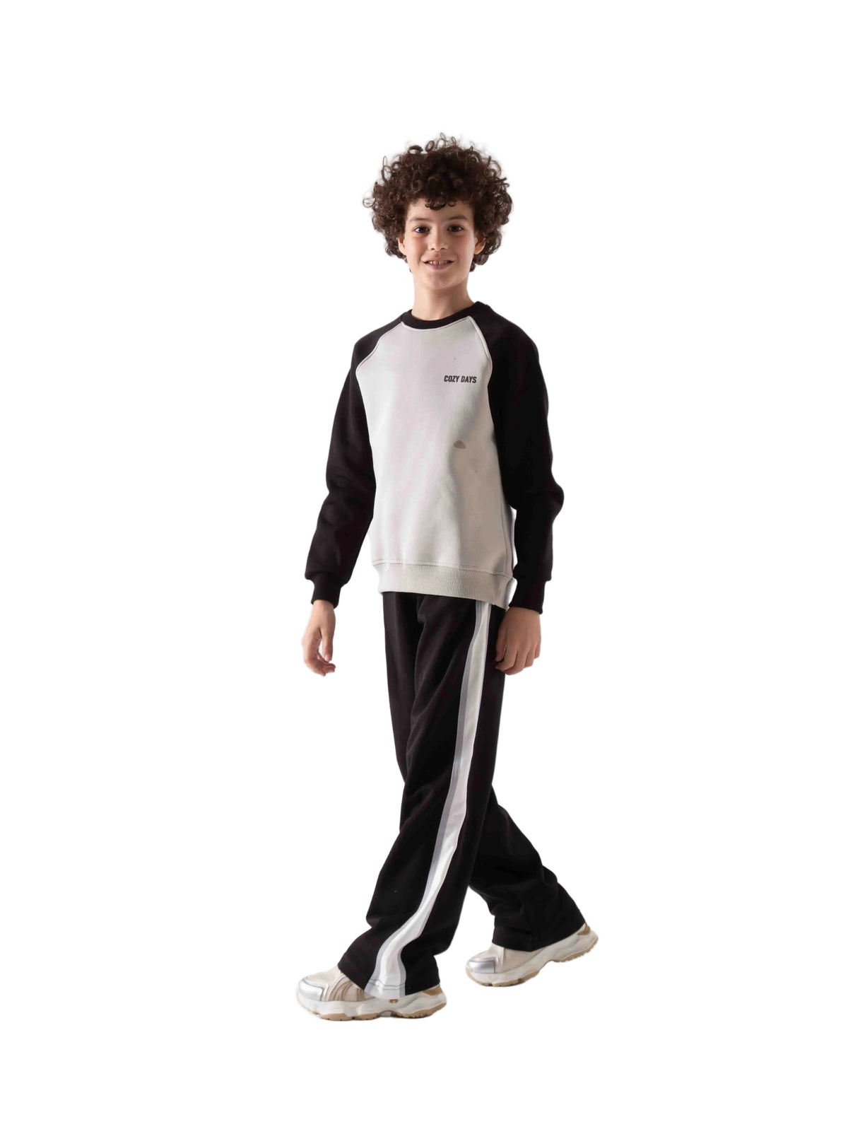 Boys' printed crewneck sweatshirt - TREE