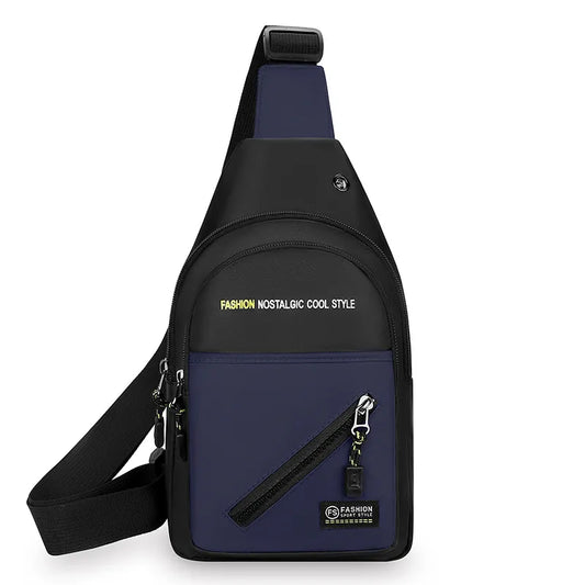 Men's waterproof crossbody bags- Blue