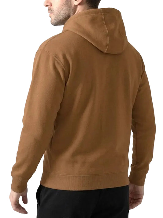 Men's Basic Cotton Hoodie Camel