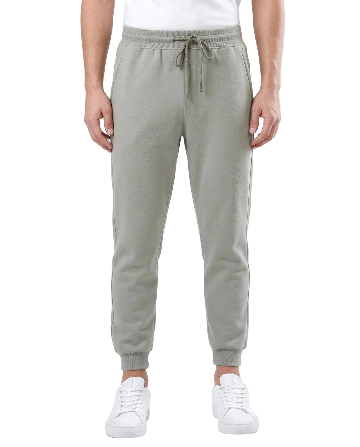 Men's casual sweatpants mint green - TREE