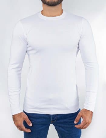 Men's Basic T-Shirt Sleeves - White