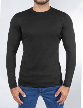 Men's Basic T-Shirt Sleeves - Black