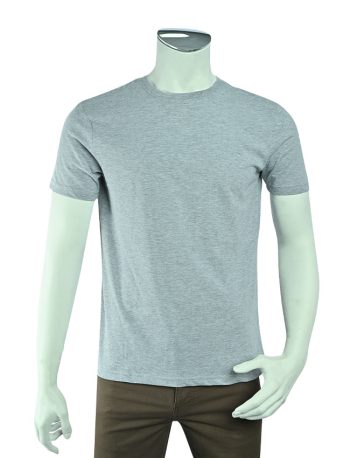 Men's T-Shirt Basic Fashion Round Neck light grey