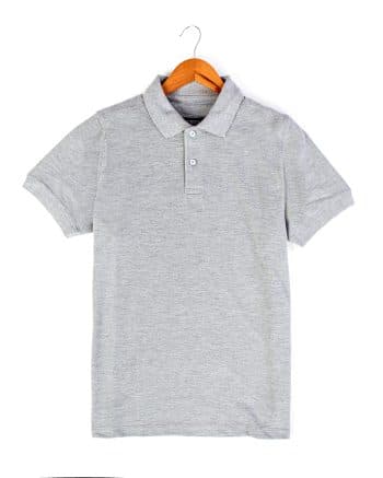 Men's Polo T-shirt-Gray