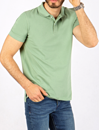 Men's Polo T-shirt - Mint Green
