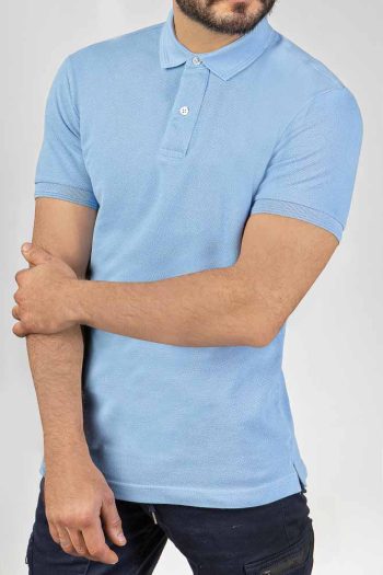 Men's Polo T-shirt - light blue