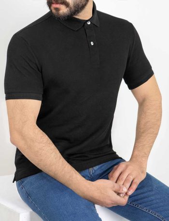 Men's Polo T-shirt -black