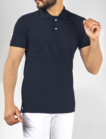 Men's Polo T-shirt -Dark blue